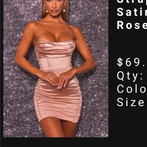 Oh Polly Satin Dress size 10